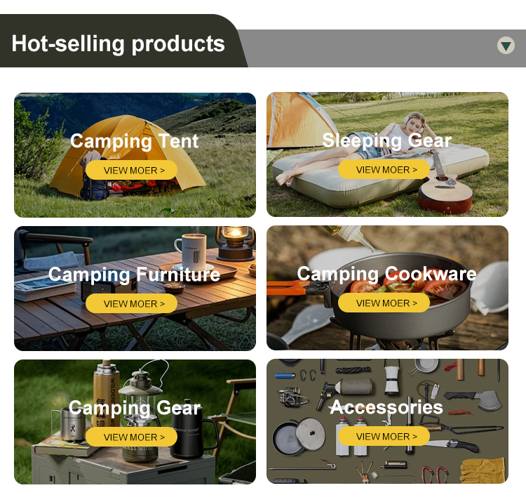 Outdoor gear assortment catalog