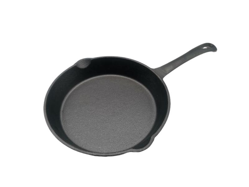 Cast Iron Frying Pan Heavy-Duty Professional Restaurant Chef Quality Cookware Set - for Frying- Saute- Cooking