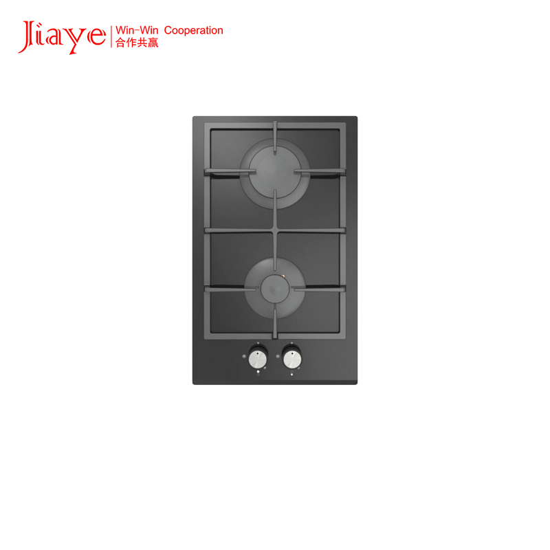 Kitchen Appliance Smart Tempered Glass 2 Burner Built-in Gas Hob