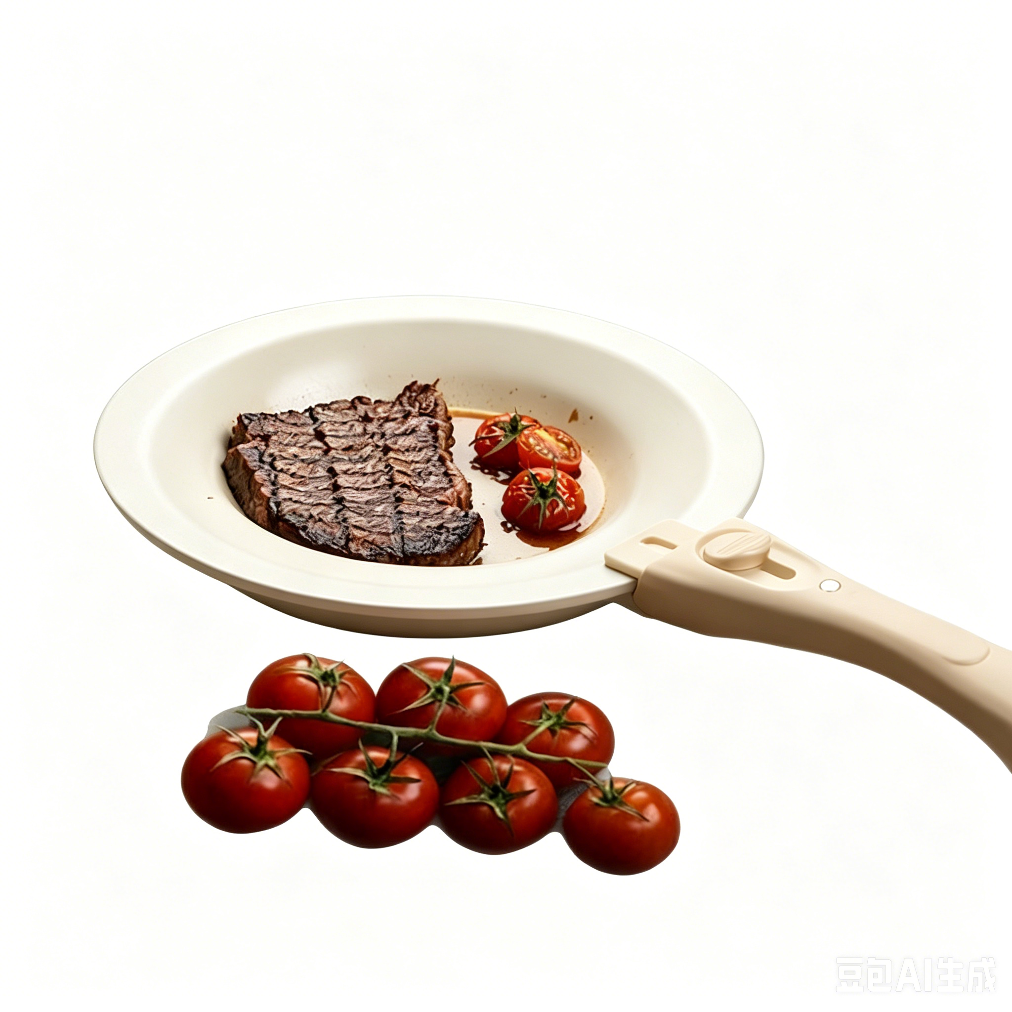 Non-stick Removable Handle Cookware Set Round &amp; Square Frying Pan for Kitchen Cooking