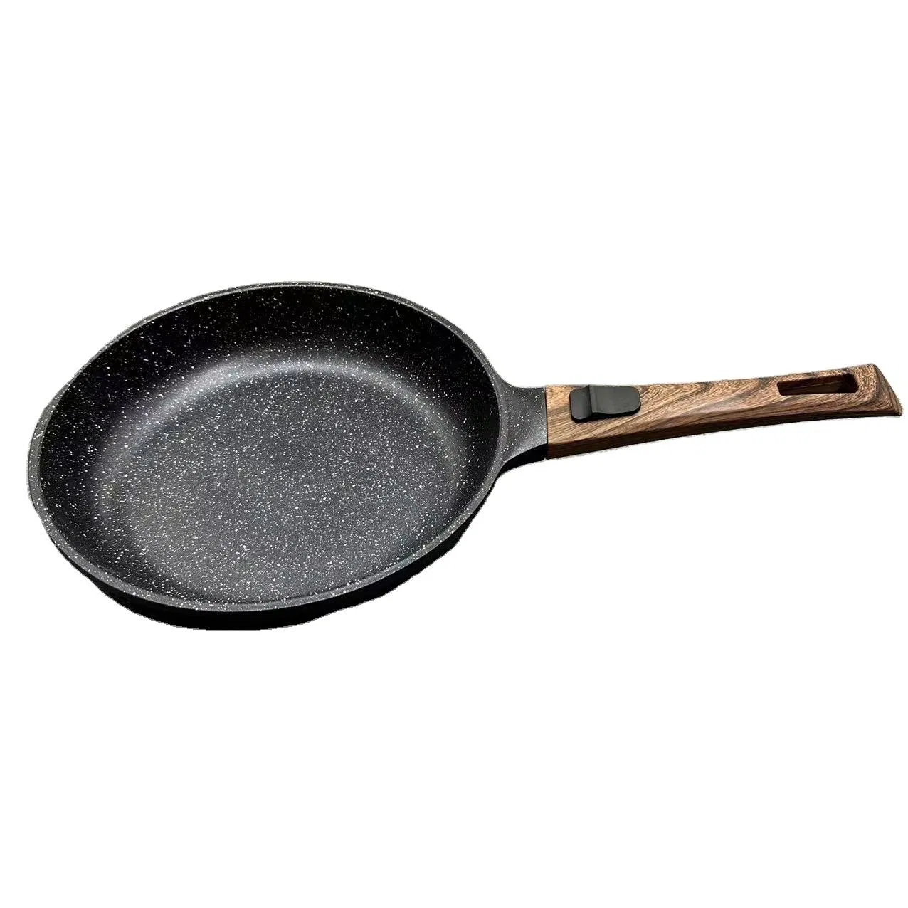 New Arrival Black Marble Die Casting Aluminum Cookware Set in Detachable Handle