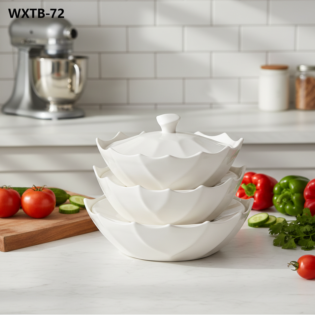 Wholesale Kitchen Soup Stock Pots Sets Non-Stick Ceramic Heat Resistant Dishwasher Safe Large Capacity for Dinnerware Utensils