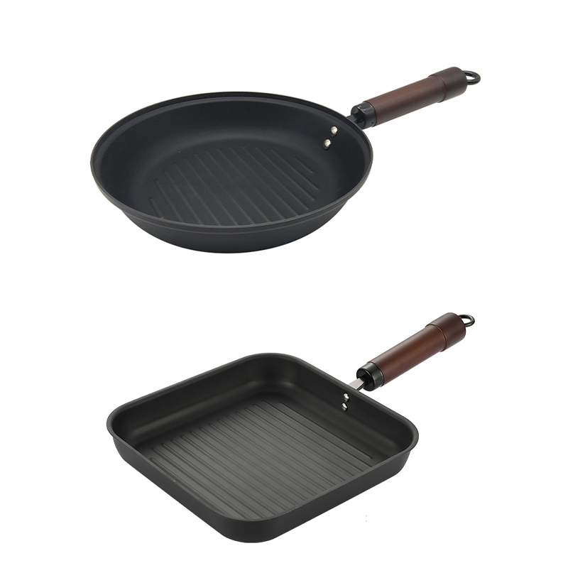 Commercial Grade Preseason Carbon Steel Cookware Set - 6 Professional Carbon Steel Wok Pans for Restaurants &amp; Home Use