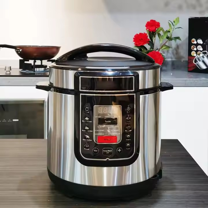 China Home Kitchen 800W 10-in-1 Multi-Purpose Smart Timer 4L 5L 6L 8L 10L Mini Electric Pressure Cooker with Parts
