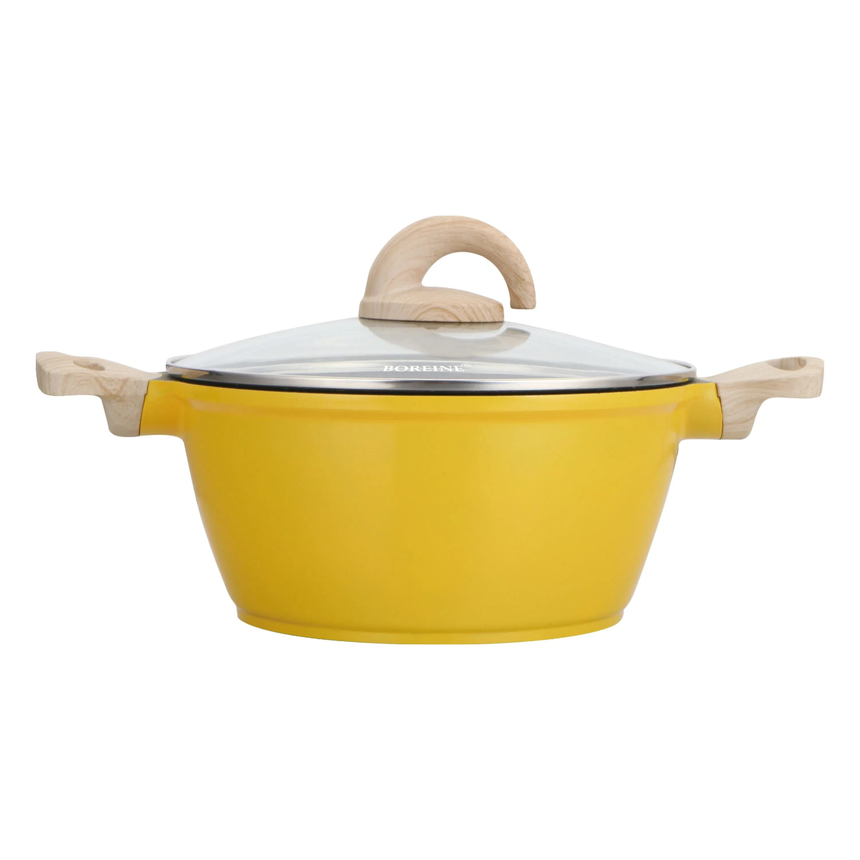 Factory Aluminium Cookware Set Casserole Fry Sauce Pan Granite Ceramic Kitchen Cooking