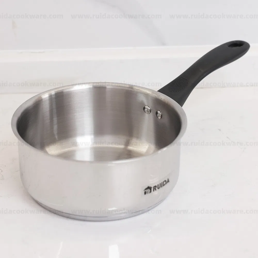 Houseware Kitchenware Saucepan Pan Stainless Steel Cookware Set with Bakelite Handle