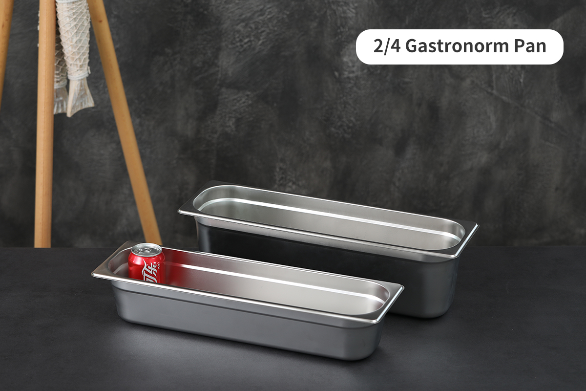 2/4 150MM Stainless Steel European Style Anti-jamming Perforated Gastronorm Container Bulk Supply Food Pan 0.55mm Thick Hotel