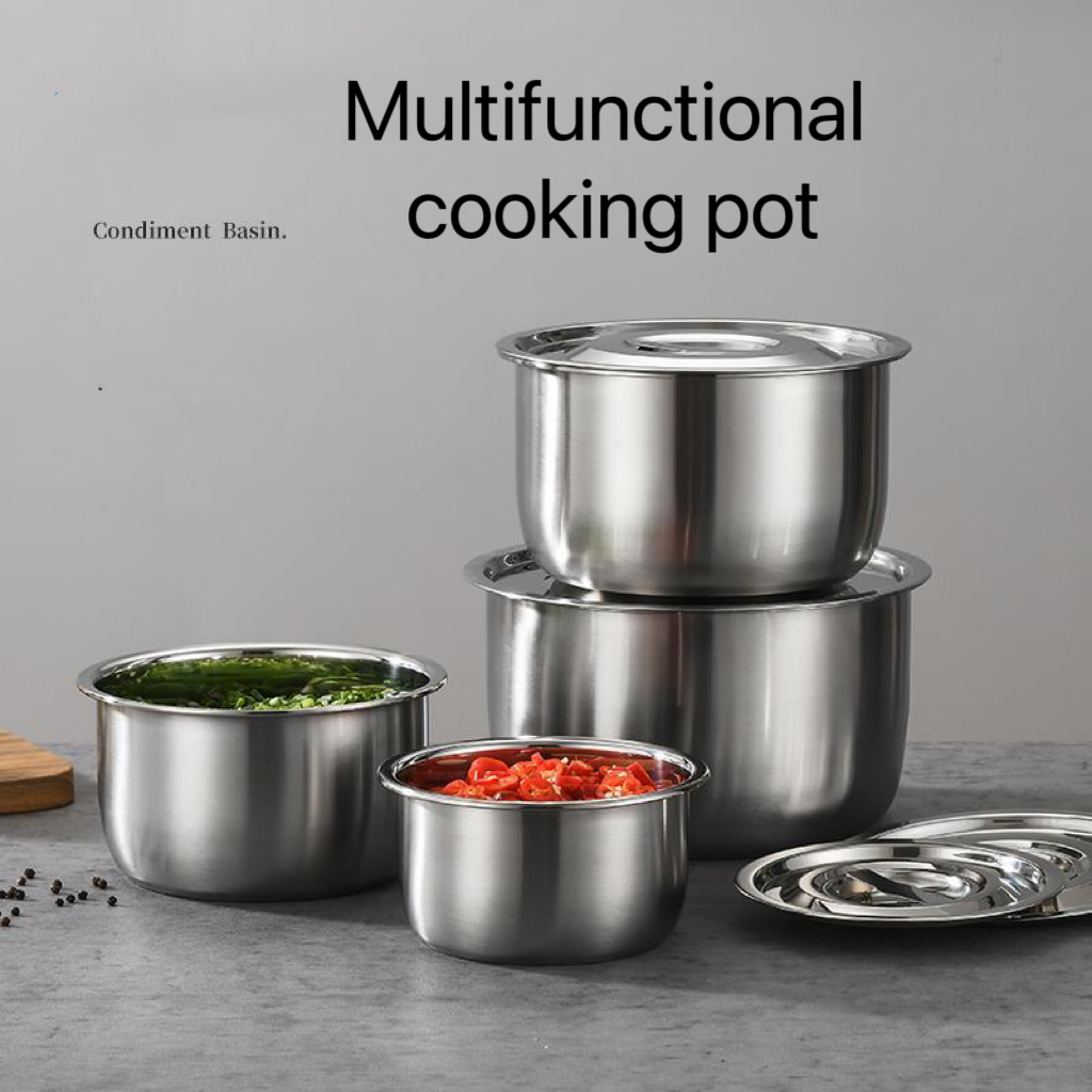 Stainless Steel Stock Pot Set Detail View 5