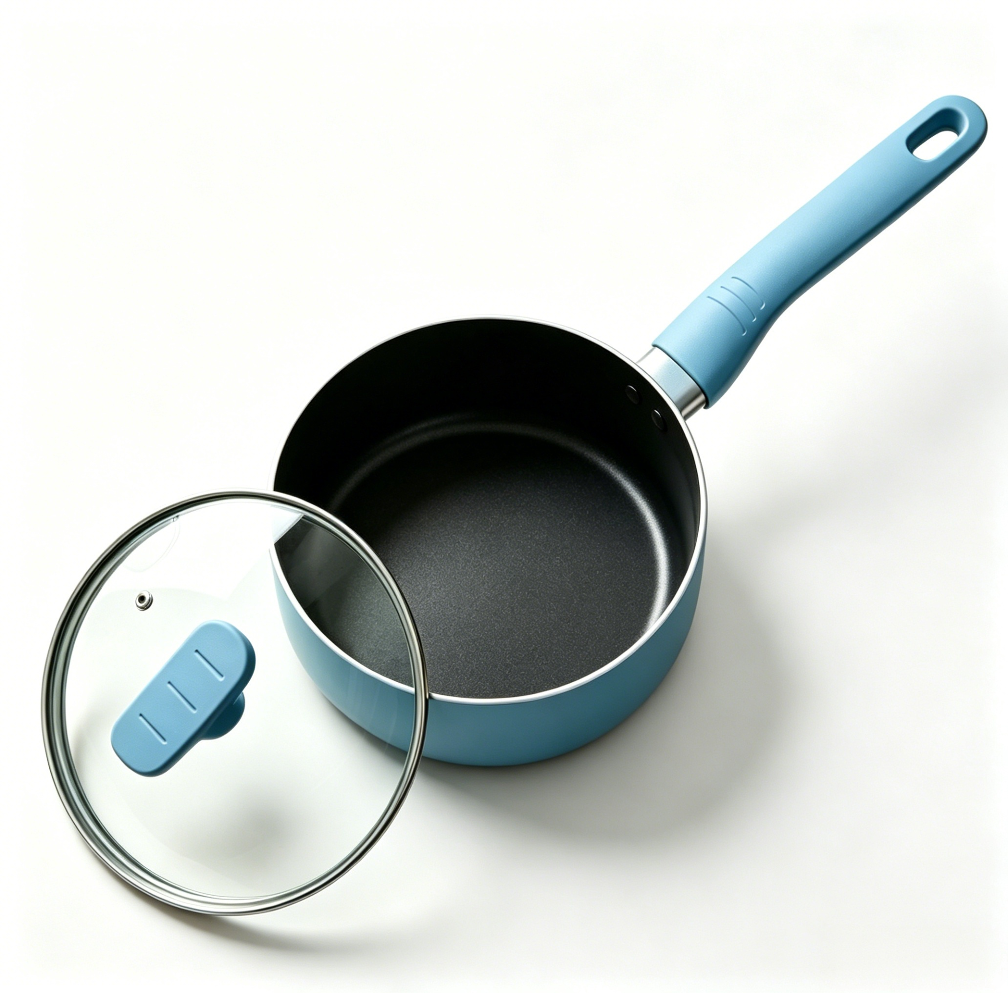 12-Piece Non-Stick Aluminum Cookware Set Detachable Handle Oven Safe Dishwasher