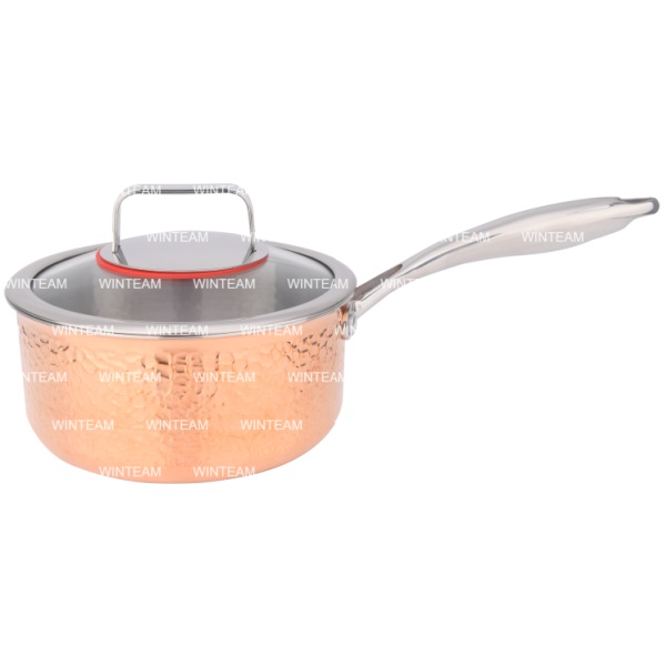Multifunction Multi Ply Copper Cookware Set Non-coating Stock Pot Cookware Set