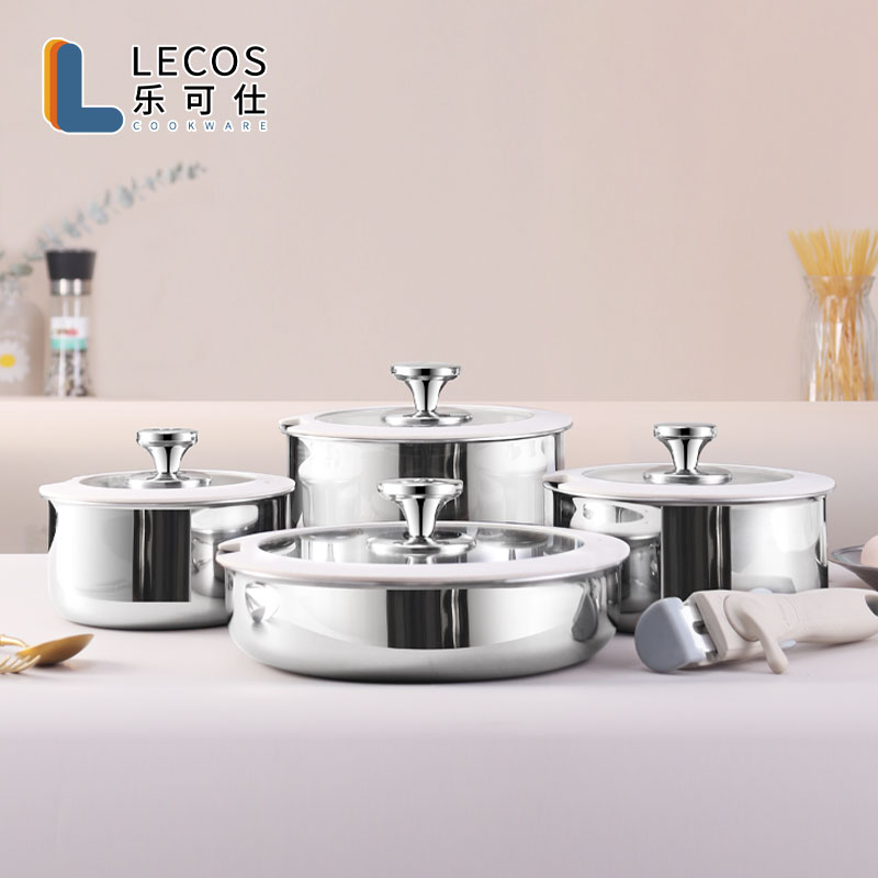 Premium stackable induction cookware set