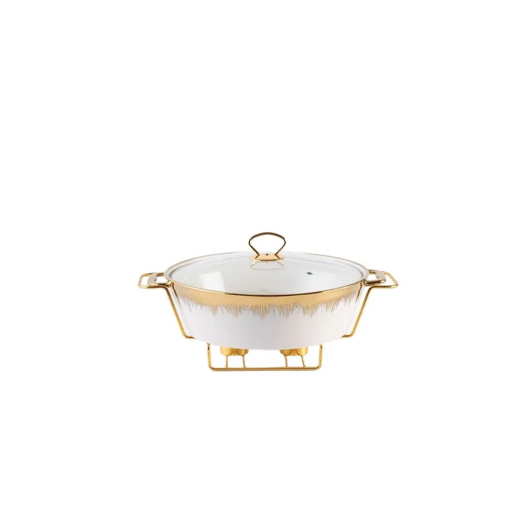 Rectangular Porcelain Casserole Trays Ceramics Chafers, and Buffet Sets Mi29697