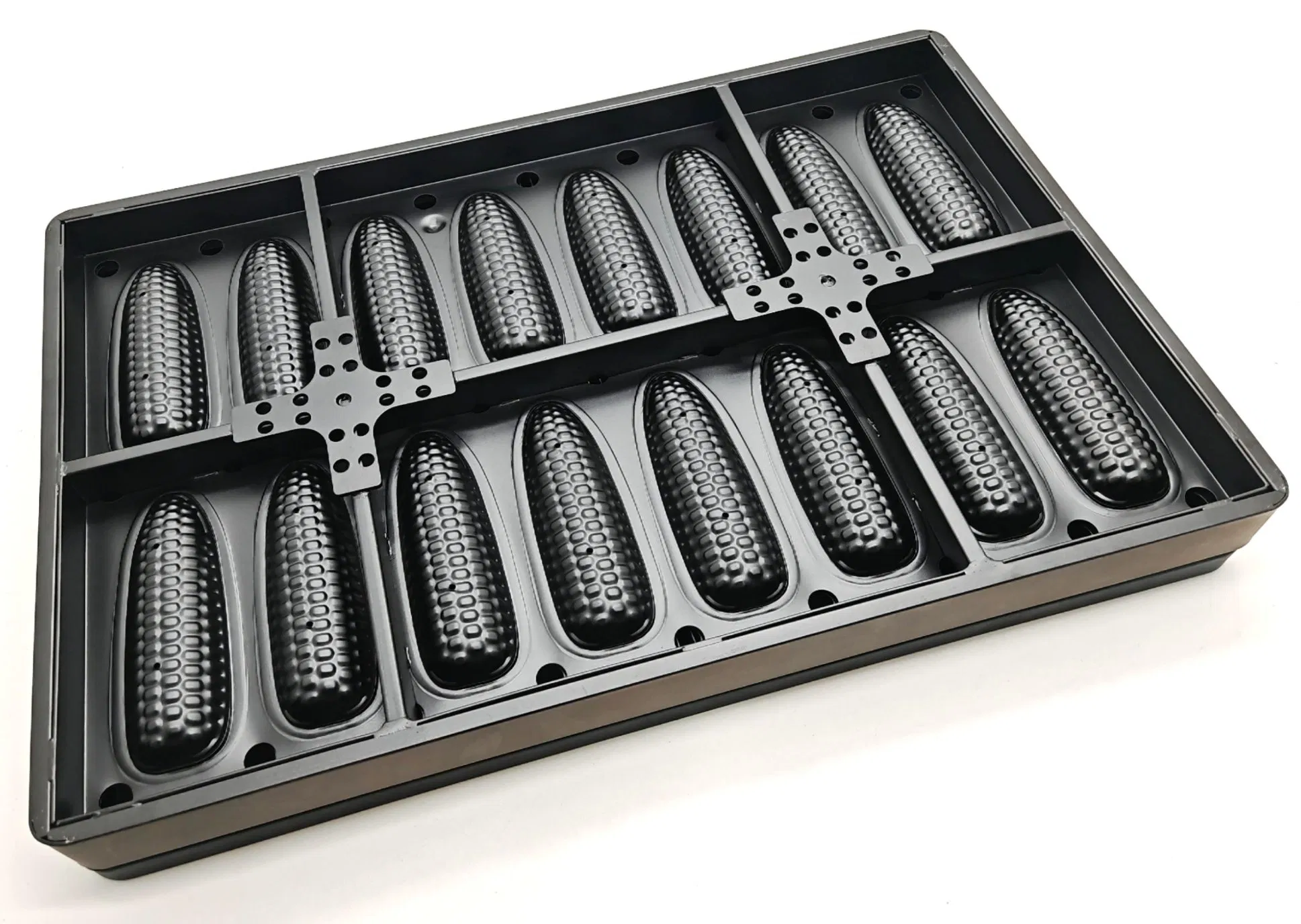 15 Cup Corn Bread Pan PTFE Non-Stick Pfas Free Aluminized Steel Pan 600*400mm
