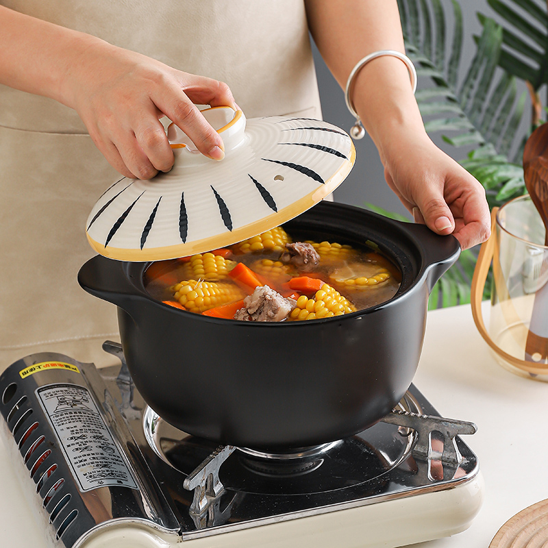 Warehouse Cheap Price Ceramic Cooking Pot Cookware Set Casseroles and Pots