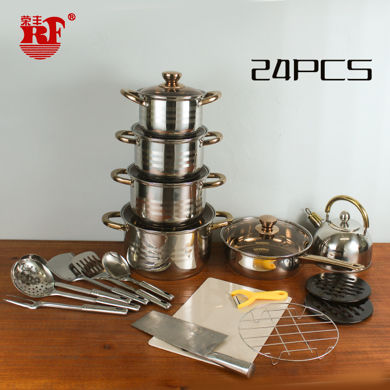 Stainless Steel Cookware Set Detail 2