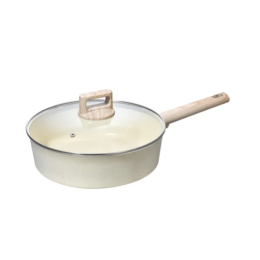 20PCS Beige Wholesale Kitchen Accessories Die Cast Aluminum Set for Kitchen Cookware