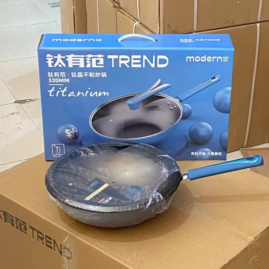 Healthy Cookware Non-Stick Ceramic Coating Premium 2-Piece Maifan Stone Frying Pan Set