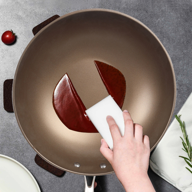 Titanium Alloy Non-Stick Ceramic Frying Pan Flat Steak Pan Induction