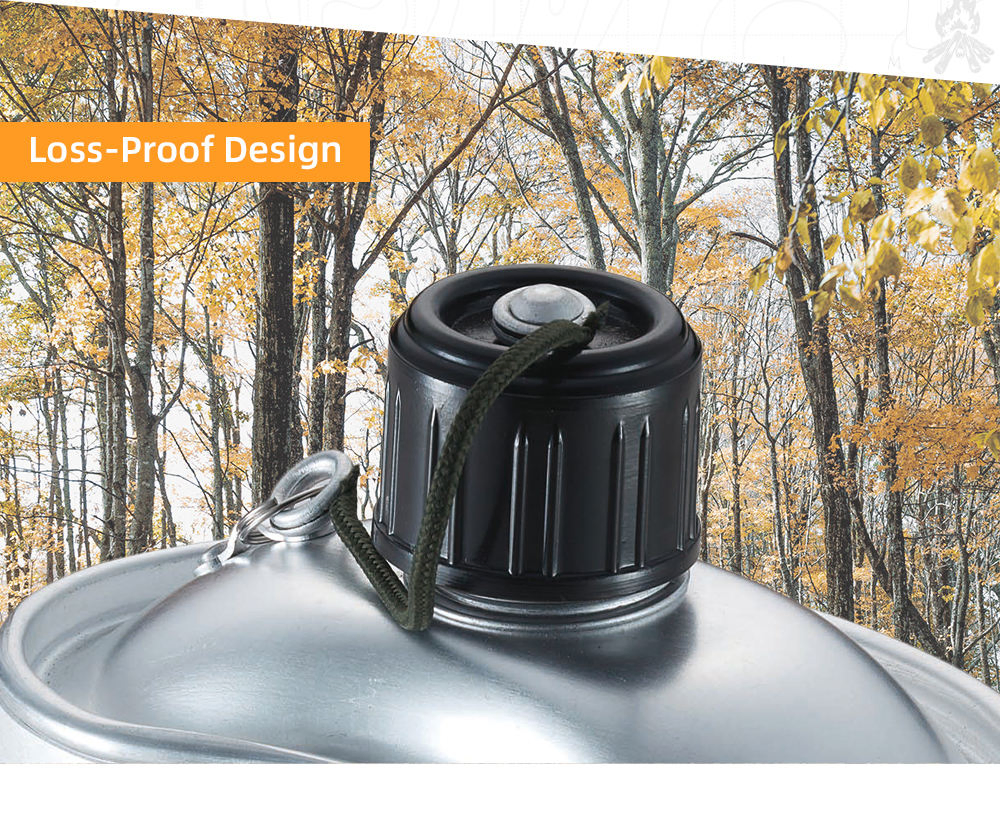 Wholesale Price: Lightweight Aluminum Camping Canteen Set with Cup and Mess Kit