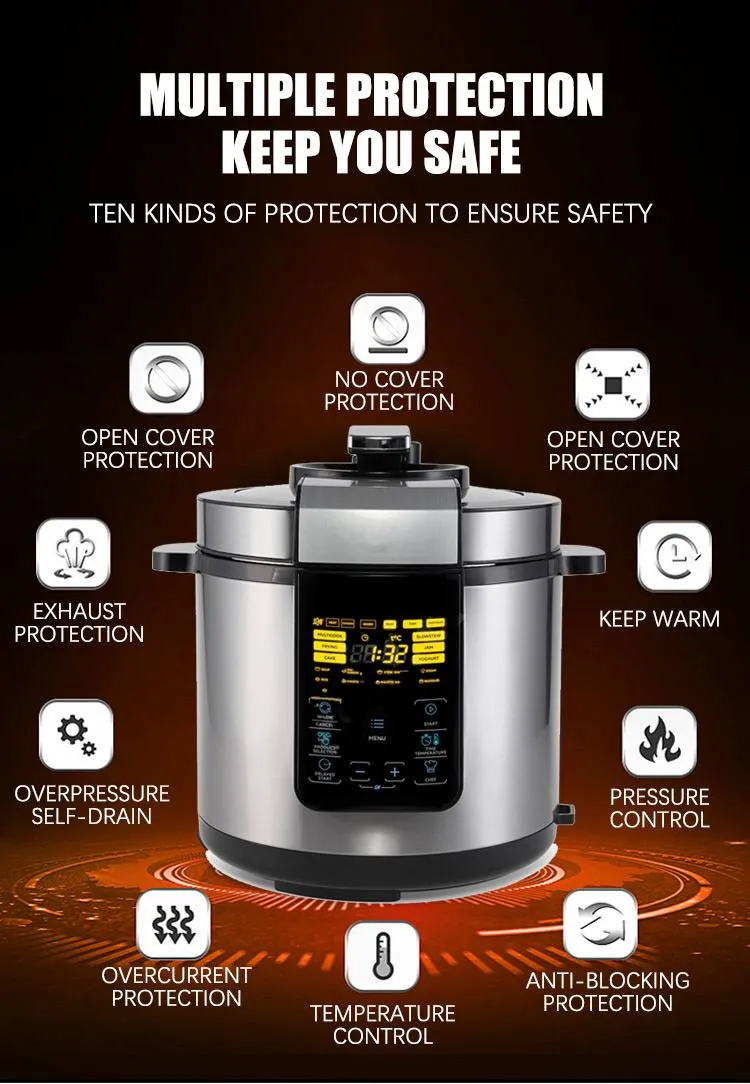 Easy Clean HP01 Smart Electric Pressure Cooker Details