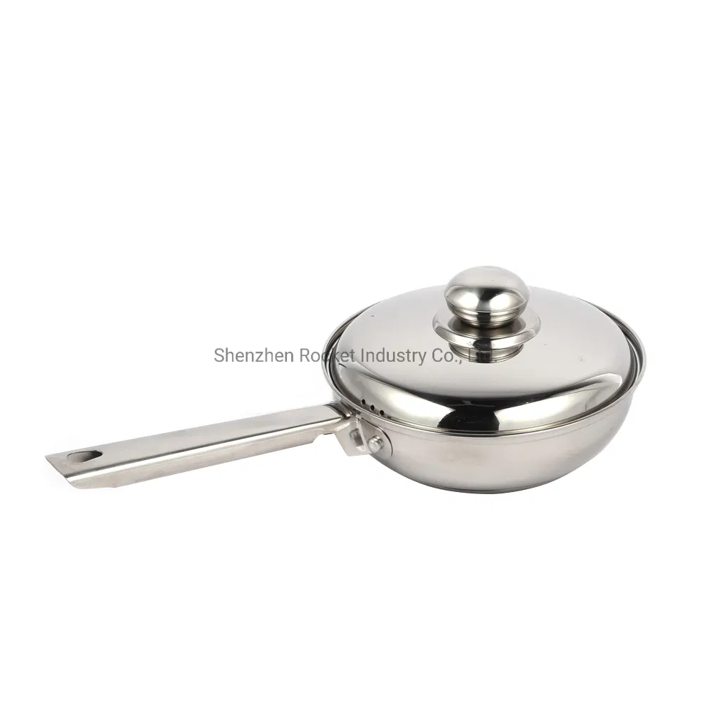 Home Cook Induction Cooker Steel Cover Stainless Steel Cooking Pots Cookware Set with Water Kettle