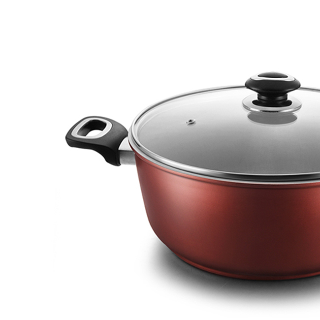 High-quality Ceramic Inner Coating Die-casting Stockpot Soup Pot Cooking Pot Cookware Set