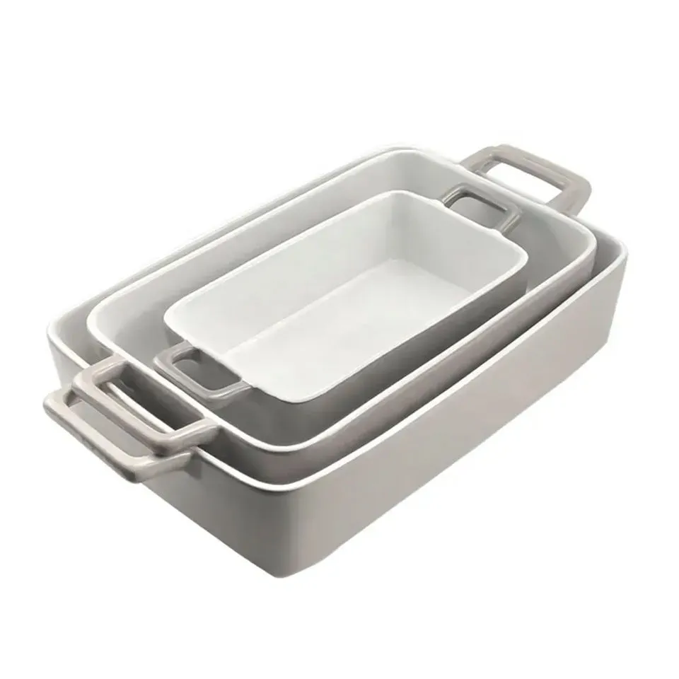 Color Glazed Baking Dish