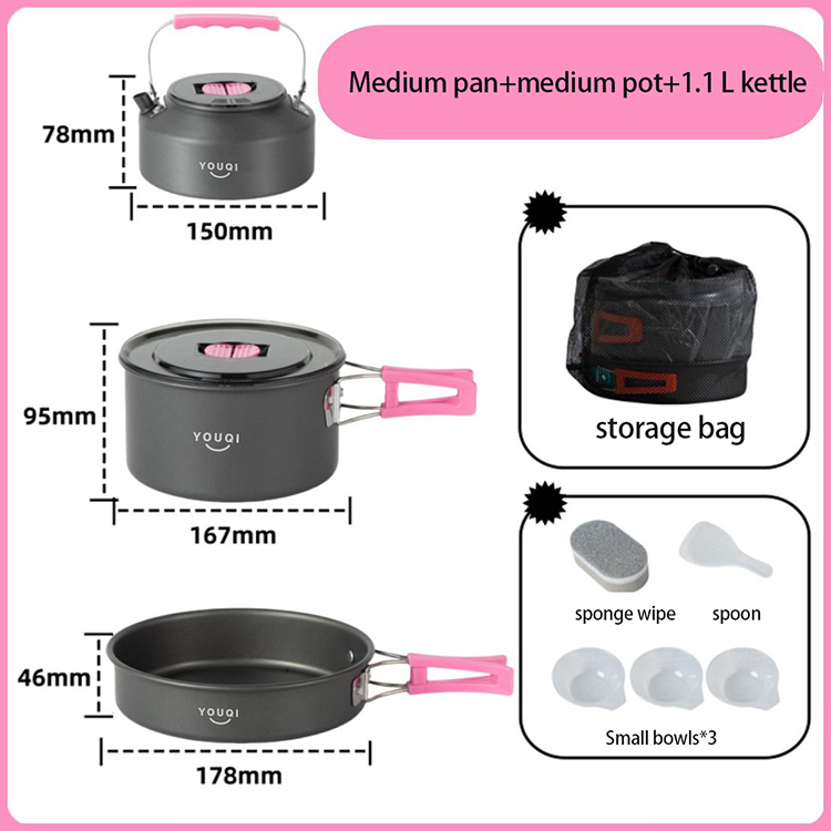Camping Cookware Set Detail 5