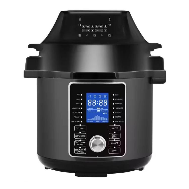 Kitchen Appliance 2-in-1 Pressure Cooker &amp; Air Fryer Swap Pot Electric Cookers Smart