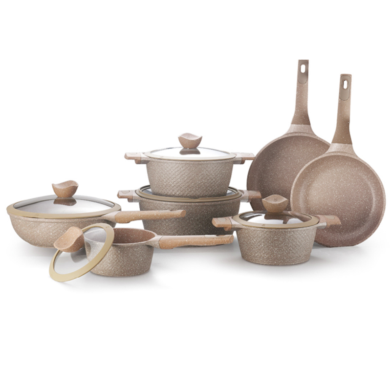 Wholesale Non Stick Multi Functional Cookware Sets Wok Pan Pot Cooking Pots Set for Kitchen