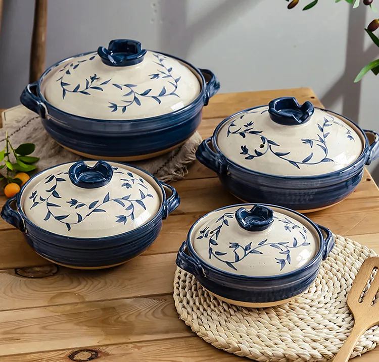 Korean Ceramic Casserole Pot Set for Home Cooking