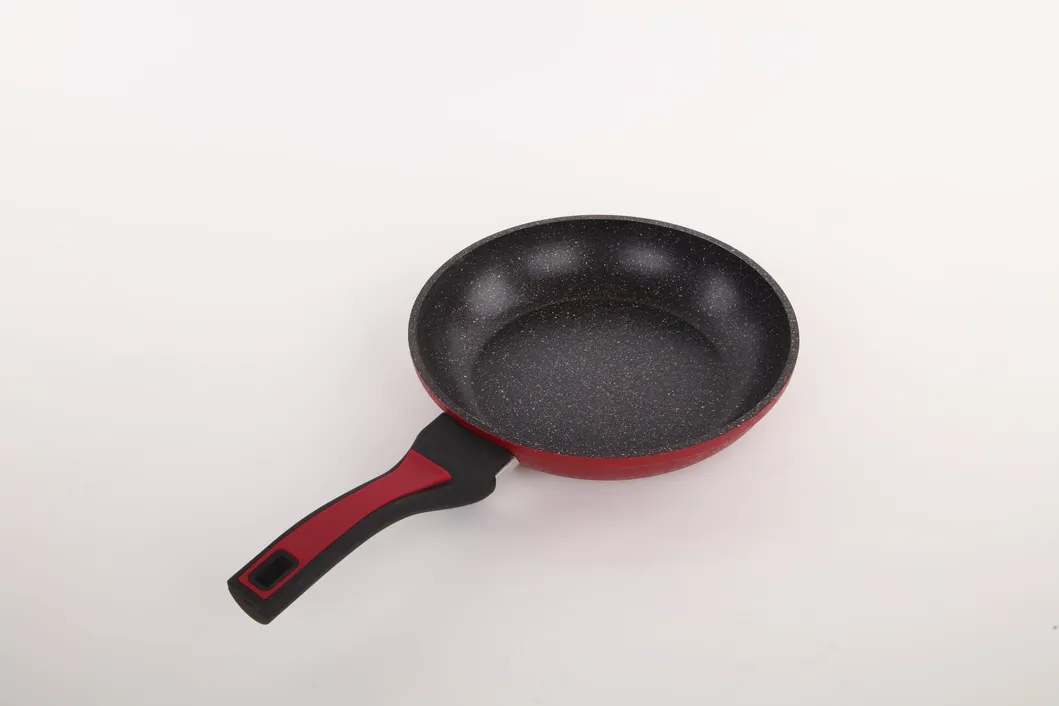 Wholesale Factory Price Frying Pan Set Granite Cookware Set with Induction Base