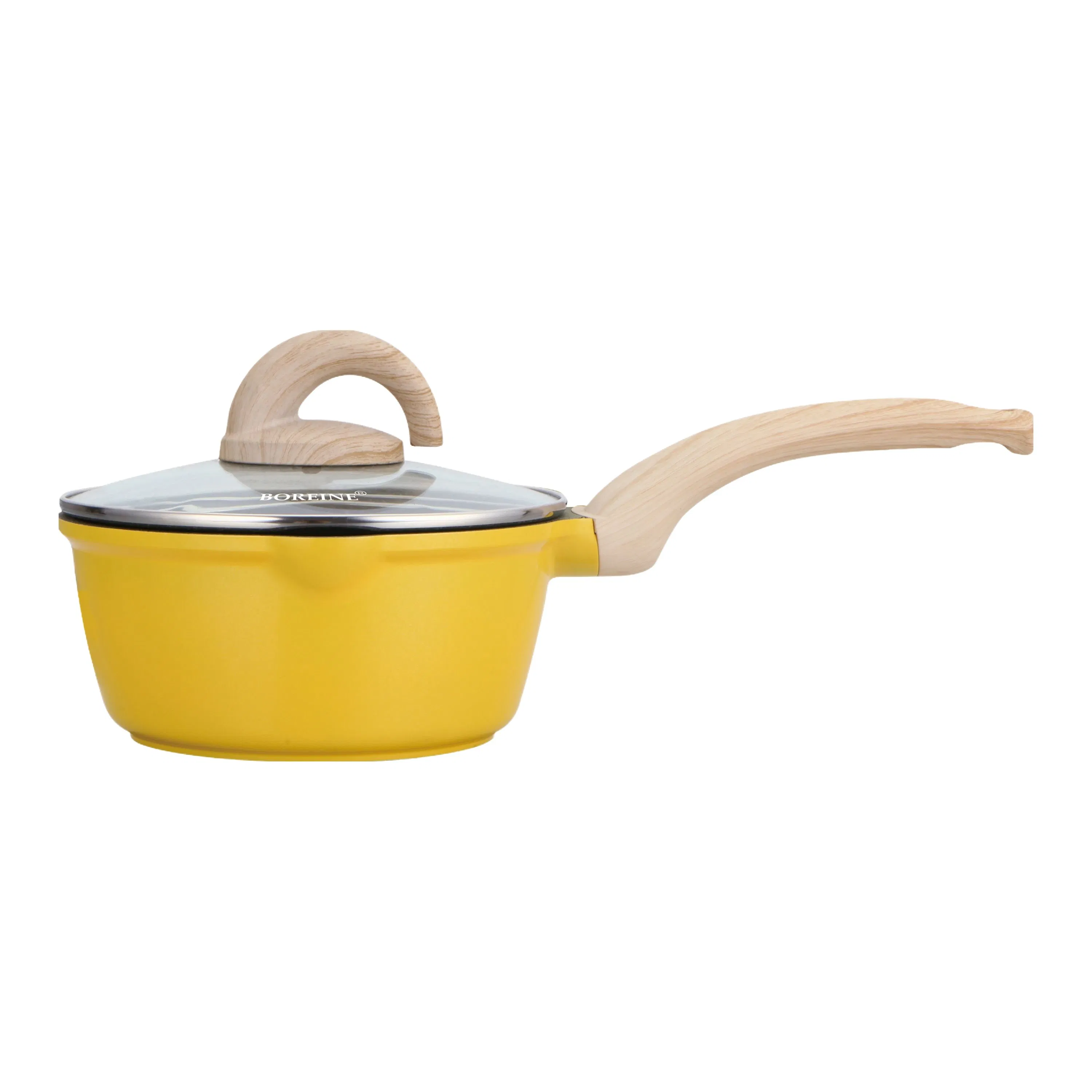 Factory Aluminium Cookware Set Casserole Fry Sauce Pan Granite Ceramic Kitchen Cooking
