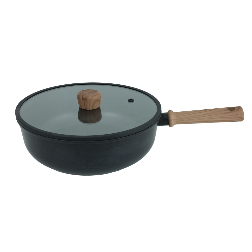 16-piece Cookware Set Scratch-Proof Contemporary Style and Stackable for Storage with Bakelite Handles