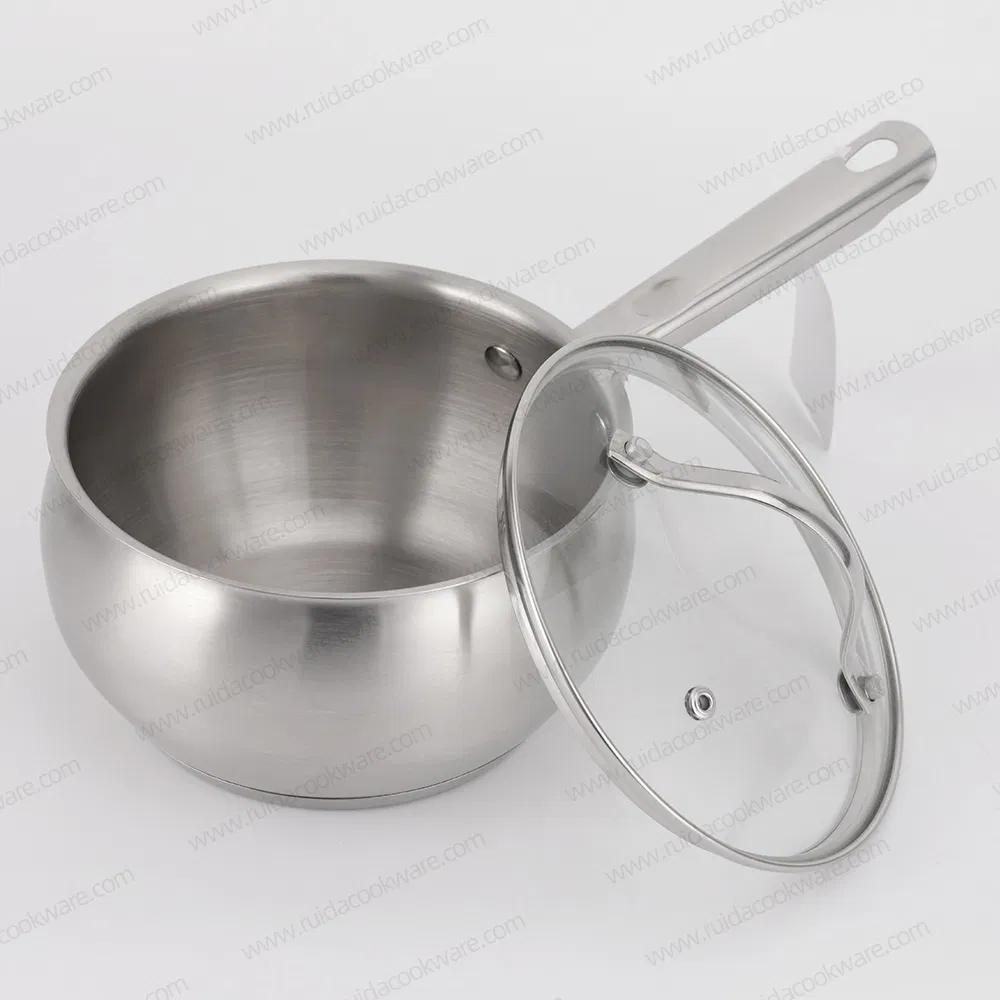 Kitchen Cooker G Shape Lid Induction Base Cookware Set with Frypan