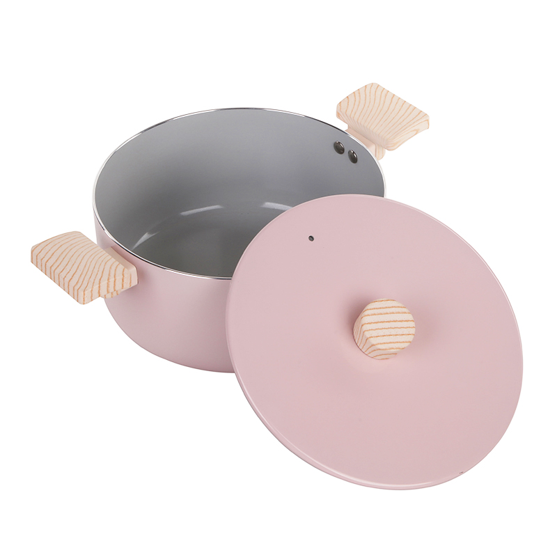 Cookware Supplies Nonstick Cookware Set 24cm Frying Pan Ceramic Aluminum Cooking Pot Sets