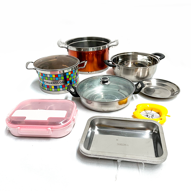 Utensilios De Cocina Acero Inoxidable Juego De Ollas Wholesale Stainless Steel Set