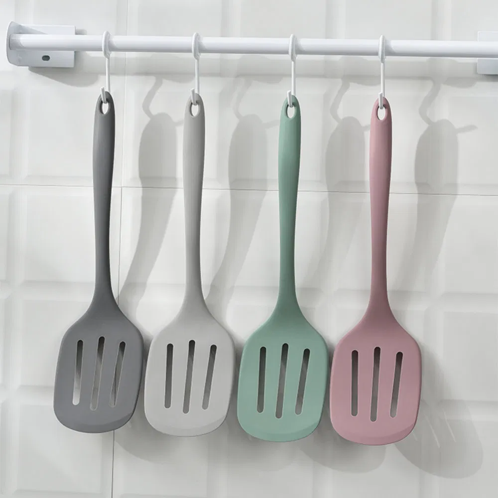 Flexible Non Toxic Silicon Cookware Manufacturing Customizable Easy to Clean Thickened Silicone Cooking Utensils Set