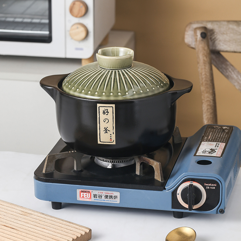 Kitchenware Supplier Wholesale Cookware Soup &amp; Stock Pots Two Ears Handle Cooker Ceramic Casserole Pots Set