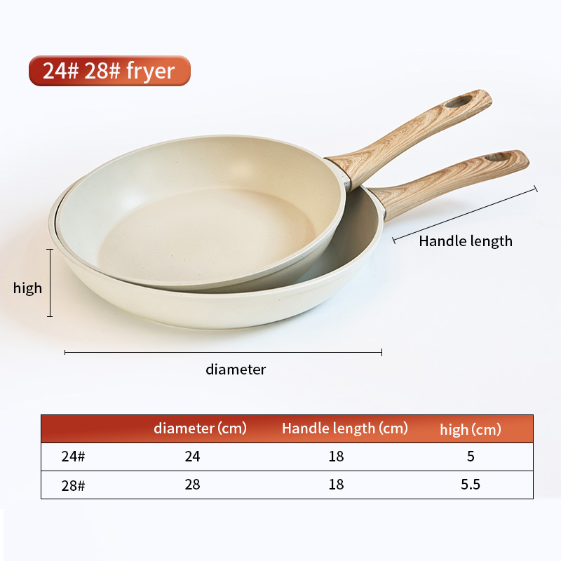 12pcs Granite White Nonstick Induction Bottom Pans Cookware Set Pots Pans Frying Pans Non Stick Cooking Set