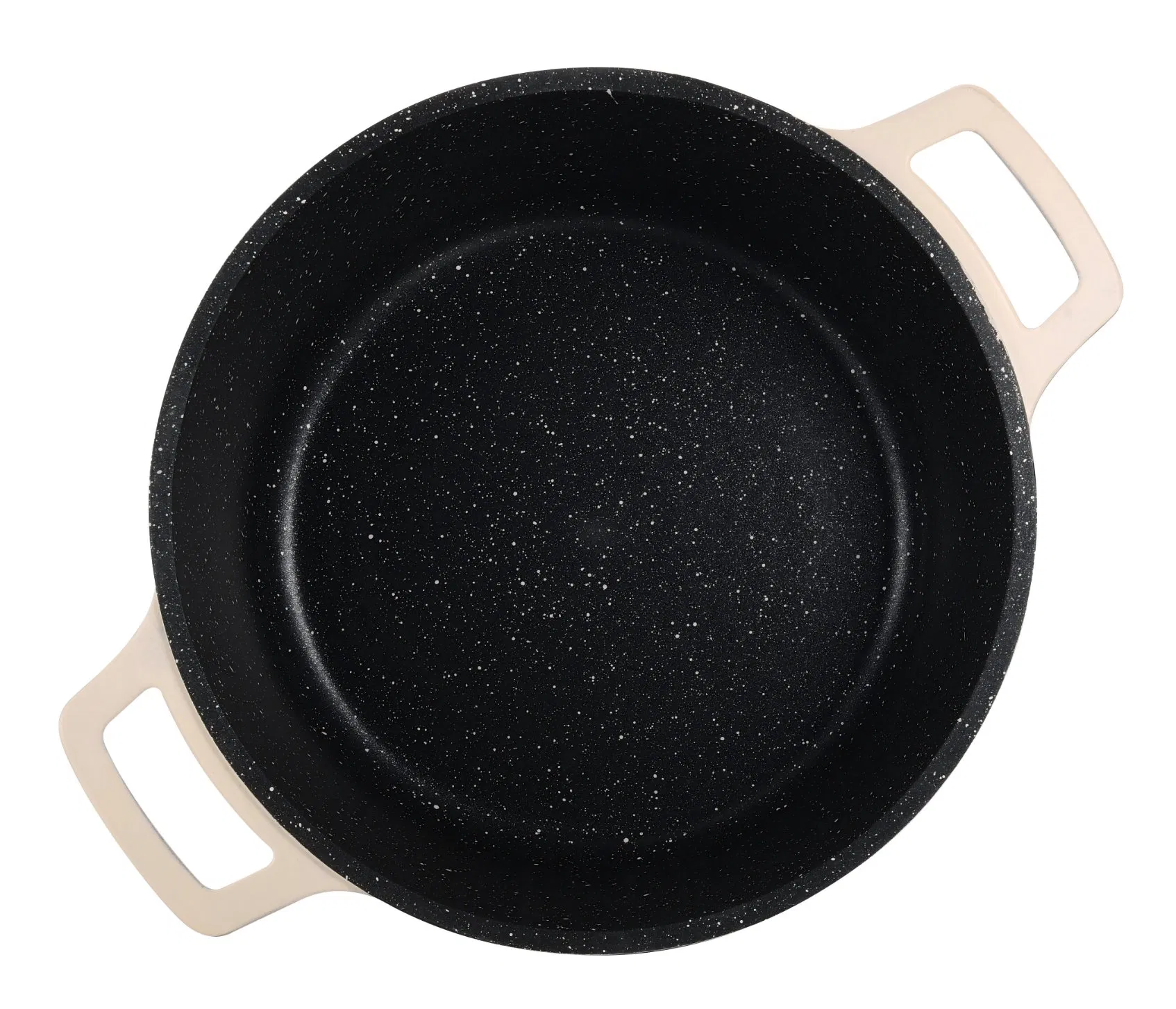 10PCS Die-Cast Aluminum Cooking Pot Casseroles Cookware Set with Glass Lid