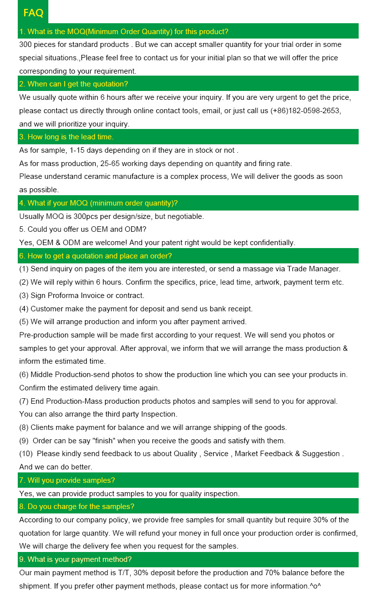 FAQ Graphic Information