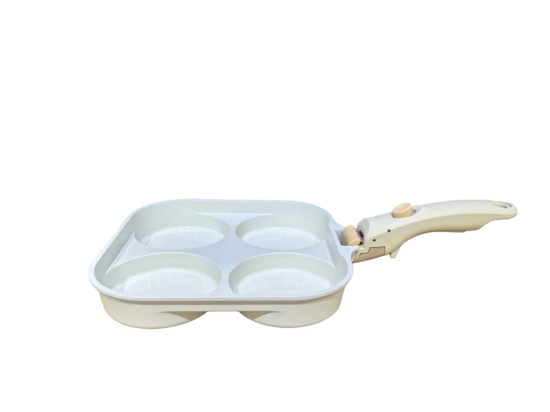 11PCS Square Pans and Pots Cookware Set with Detachable Handle