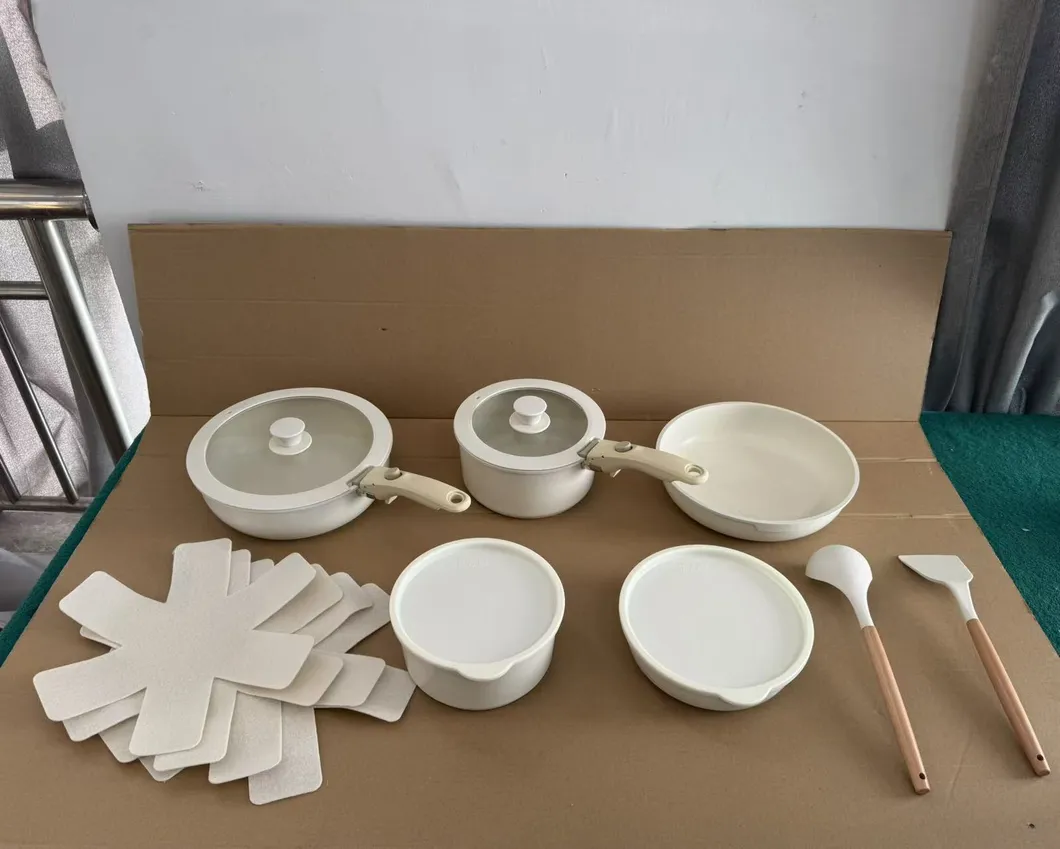 Aluminum Cookware Set Lightweight Kitchenware Induction Bottom Classic Design