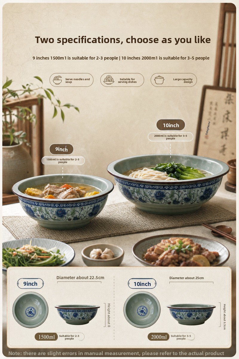 Zhenwu SP01 Glazed Ceramic Soup Pot Set Modern Non-stick High Quality Induction Cooker Compatible Microwave Safe Retro Style