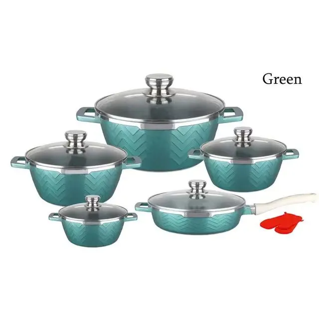12 PCS Die Casting Aluminium Cookware Set View 1
