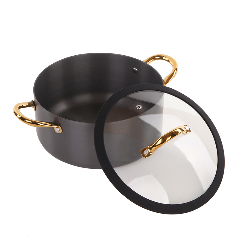 Multi-Function Home Cooking Hard Anodized Cookware Set with Induction Bottom