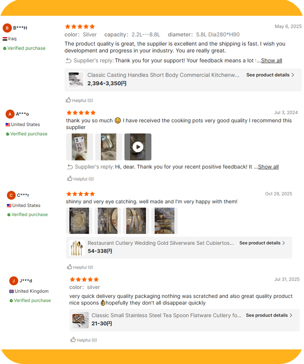 Customer Evaluations