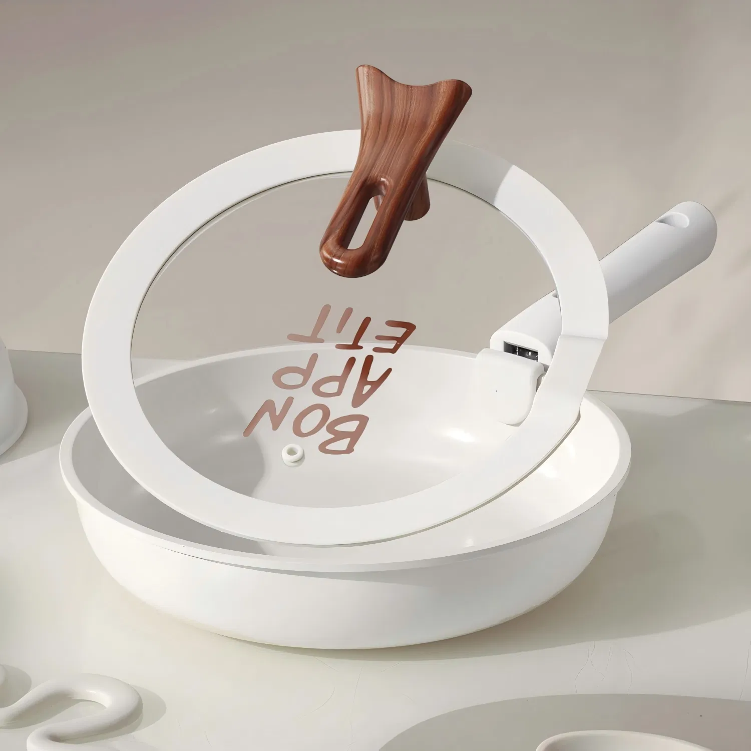Ceramic Pots and Pans Set Details 2