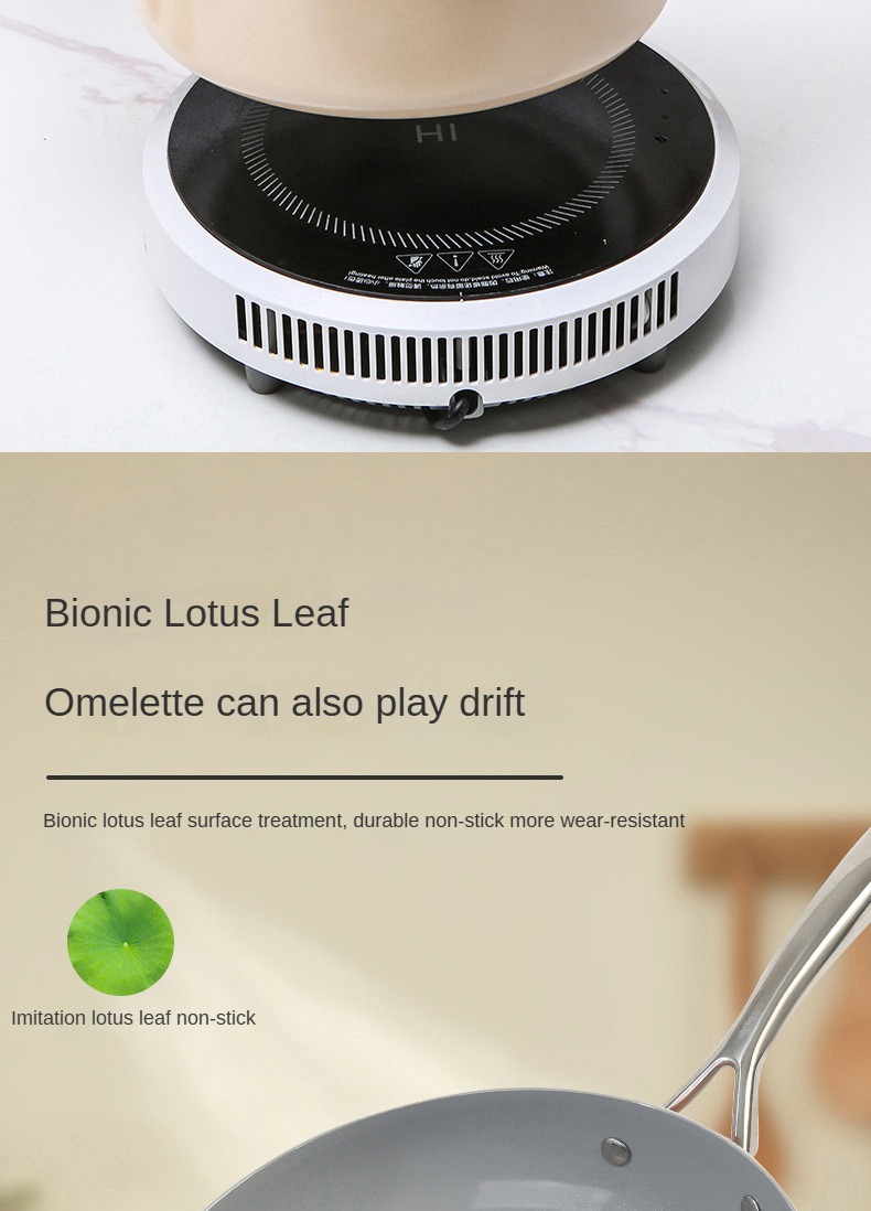High-Temp Resistant Cookware Set 26-28cm Deep Fry Pans 18-24cm Stock Pots With 3 Lids Industrial-Grade Ceramic Coating